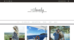 Desktop Screenshot of hilovely.com