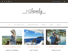 Tablet Screenshot of hilovely.com